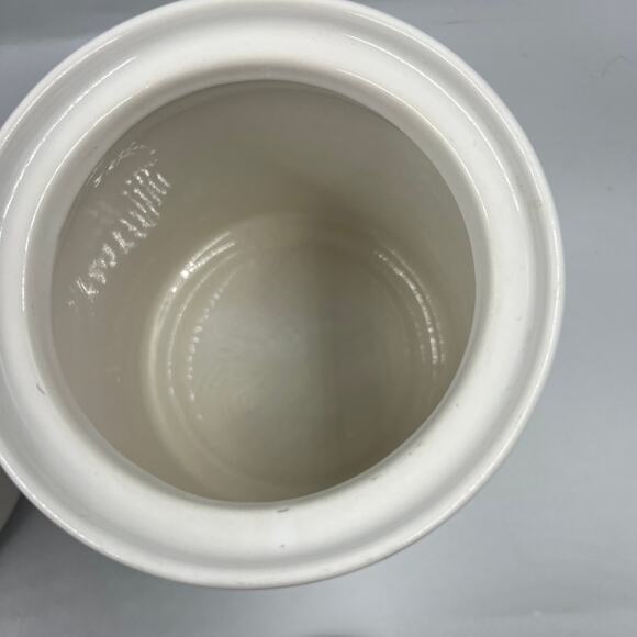 Vintage Jay Imports Corelle Prinston Kitchen Canister White Blue Floral SET 4 - Picture 10 of 14